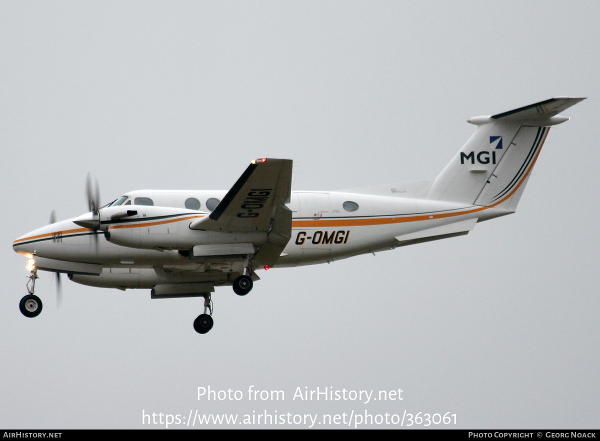 Aircraft Photo of G-OMGI | Beech B200 Super King Air | MGI Aviation | AirHistory.net #363061