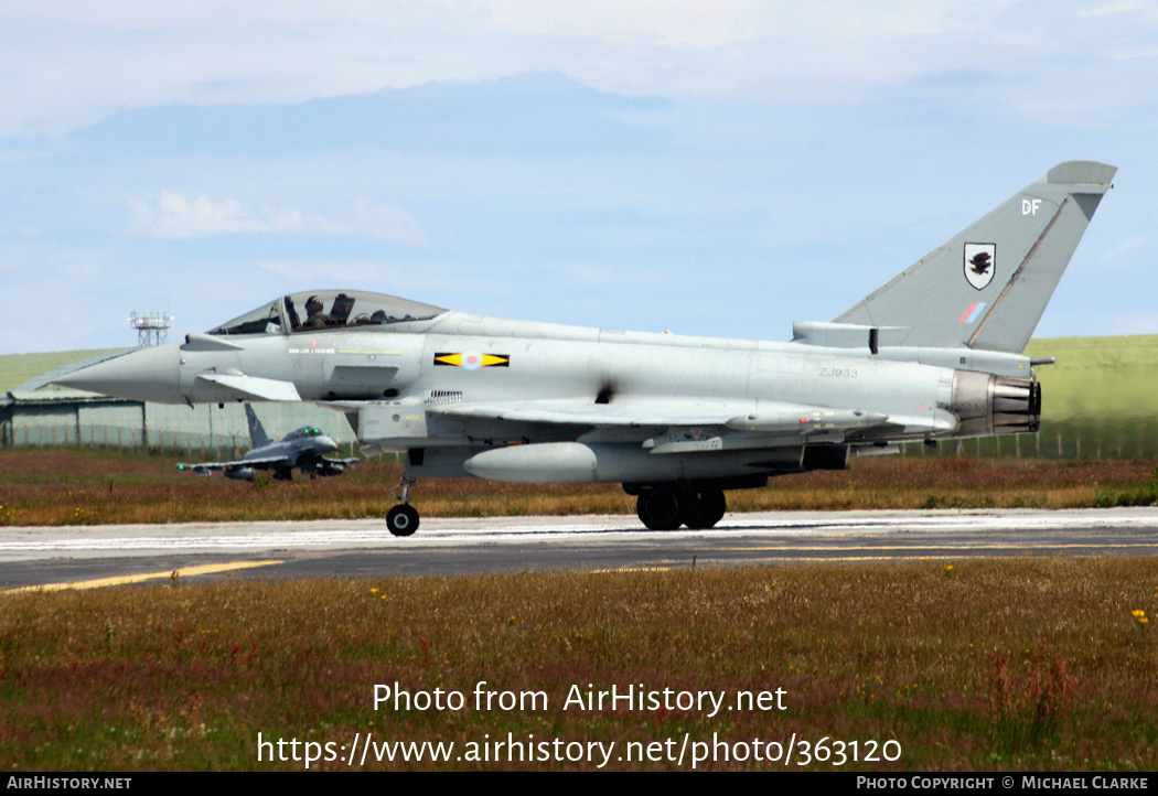 Aircraft Photo of ZJ933 | Eurofighter EF-2000 Typhoon FGR4 | UK - Air ...