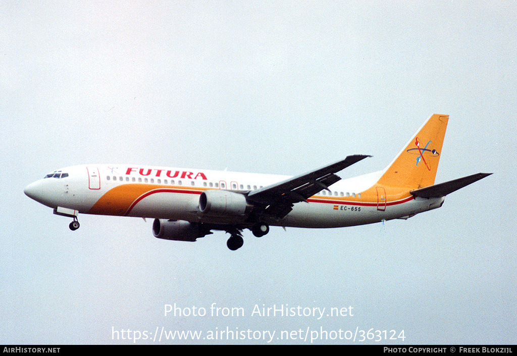 Aircraft Photo of EC-655 | Boeing 737-46B | Futura International Airways | AirHistory.net #363124