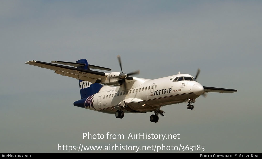 Aircraft Photo of PP-PTD | ATR ATR-42-420 | TRIP Linhas Aéreas | AirHistory.net #363185