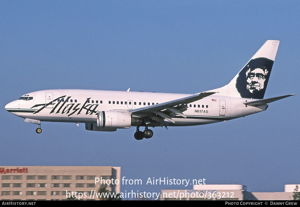 Aircraft Photo of N617AS | Boeing 737-790 | Alaska Airlines | AirHistory.net #363212