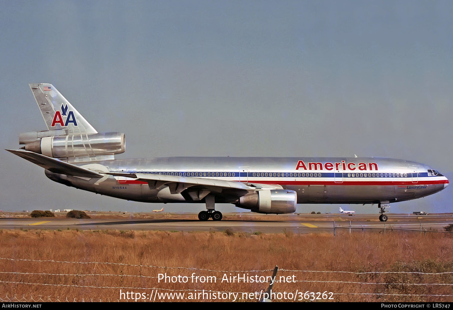 Aircraft Photo of N105AA | McDonnell Douglas DC-10-10 | American Airlines | AirHistory.net #363262