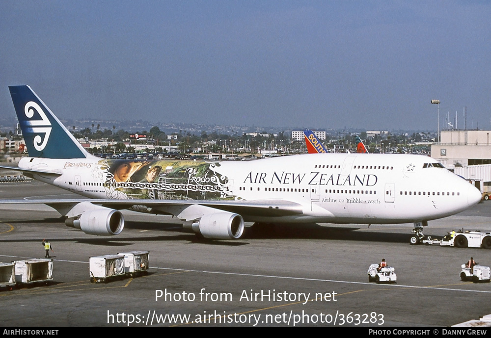 Aircraft Photo of ZK-NBV | Boeing 747-419 | Air New Zealand | AirHistory.net #363283