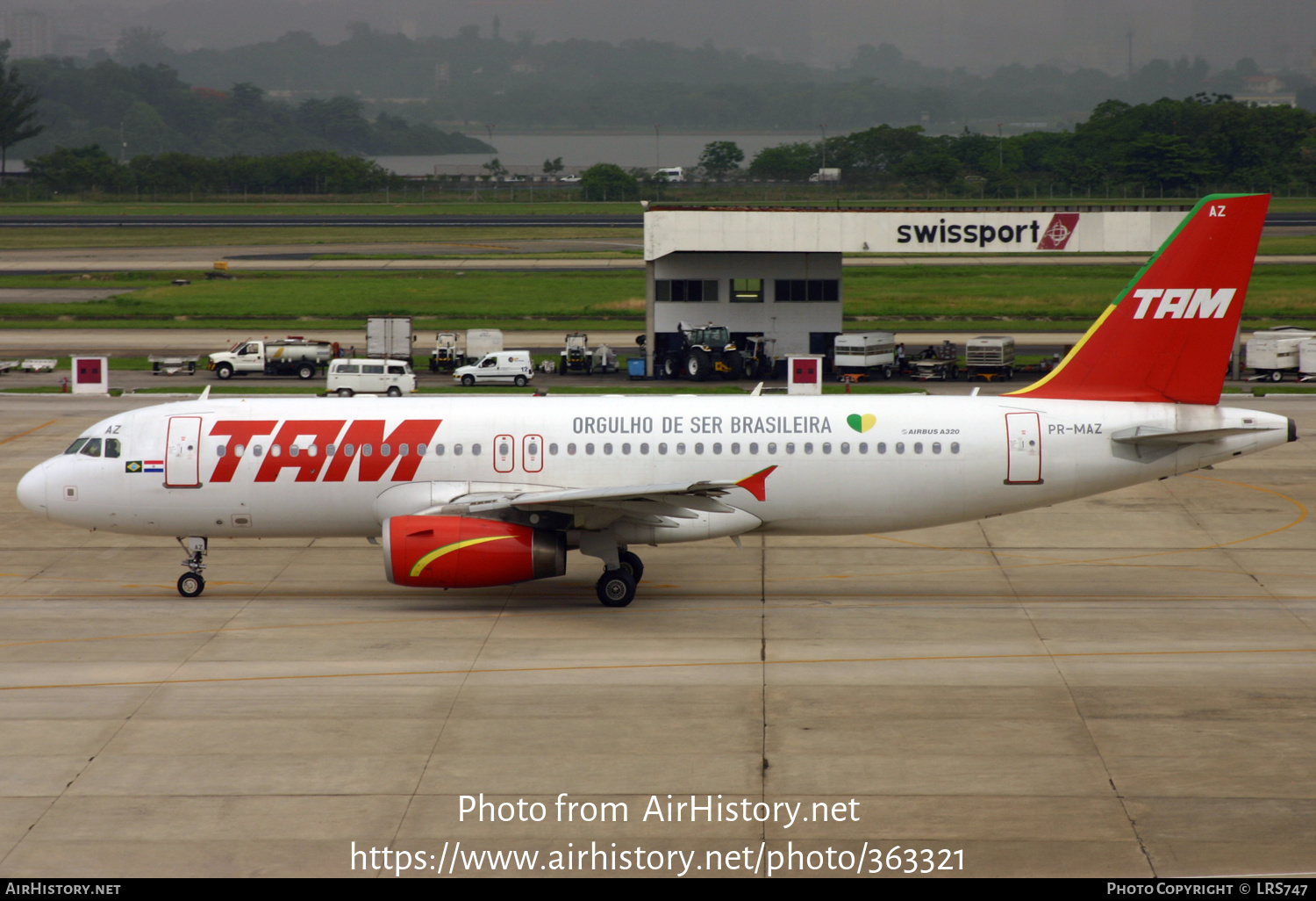 Aircraft Photo of PR-MAZ | Airbus A320-232 | TAM Linhas Aéreas | AirHistory.net #363321