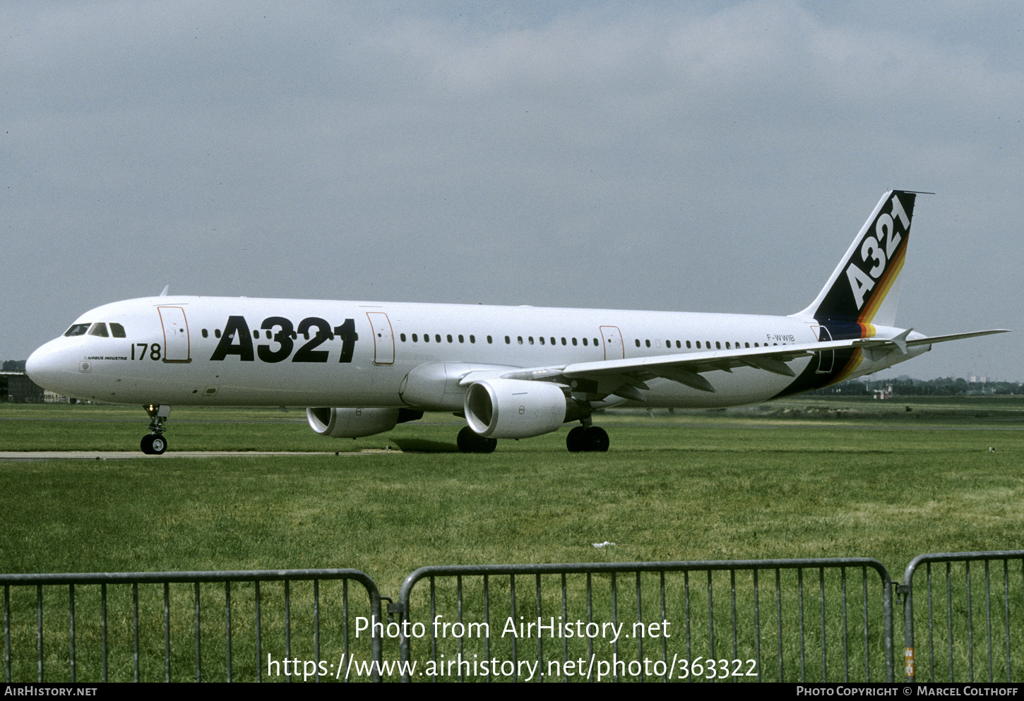 Aircraft Photo of F-WWIB | Airbus A321-131 | Airbus Industrie | AirHistory.net #363322