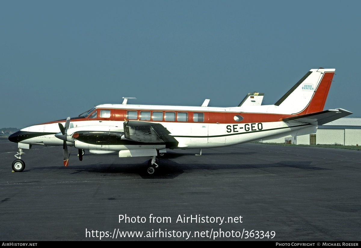 Aircraft Photo of SE-GEO | Beech 99 Airliner | Aero Center | AirHistory.net #363349