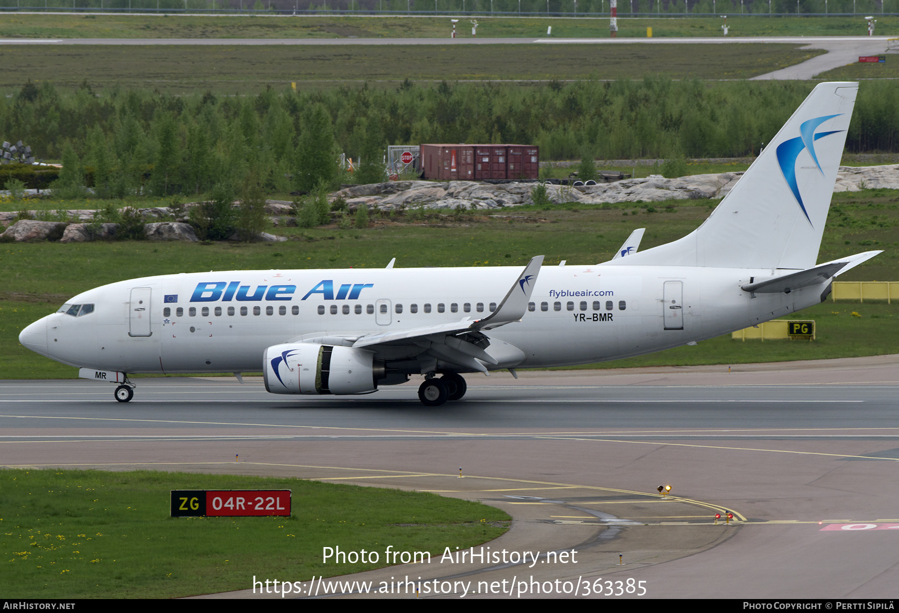 Aircraft Photo of YR-BMR | Boeing 737-7K2 | Blue Air | AirHistory.net #363385