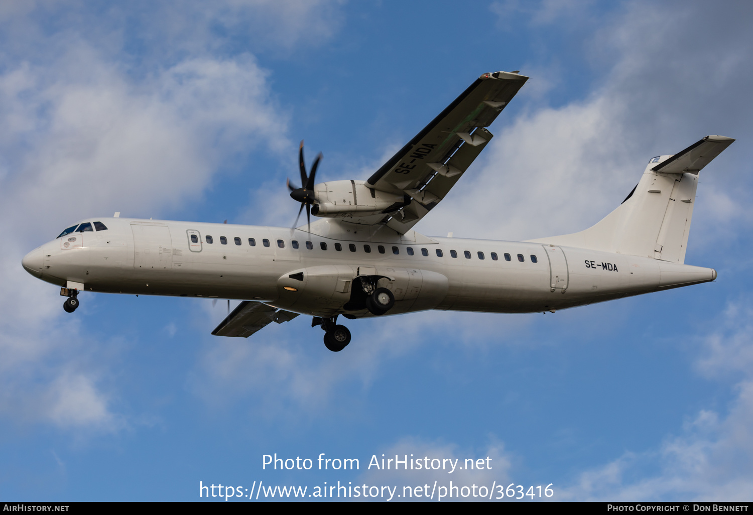 Aircraft Photo of SE-MDA | ATR ATR-72-500 (ATR-72-212A) | AirHistory ...