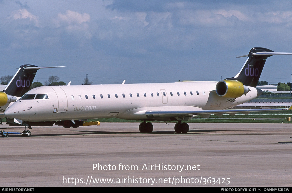 Aircraft Photo of G-DUOC | Bombardier CRJ-700 (CL-600-2C10) | Duo Airways | AirHistory.net #363425