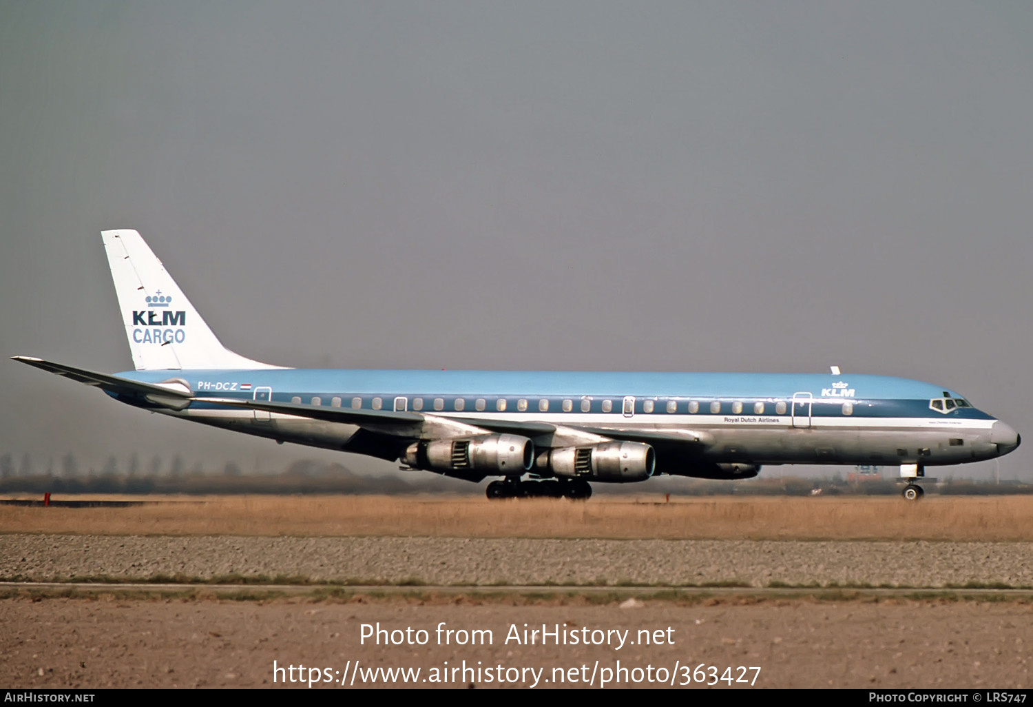 Aircraft Photo of PH-DCZ | Douglas DC-8-55CF Jet Trader | KLM - Royal Dutch Airlines Cargo | AirHistory.net #363427