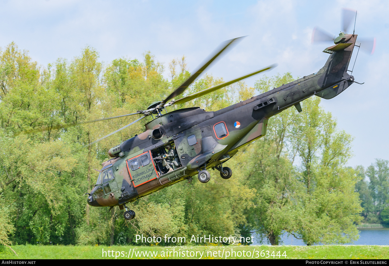 Aircraft Photo of S-444 | Eurocopter AS-532U2 Cougar Mk2 | Netherlands - Air Force | AirHistory.net #363444