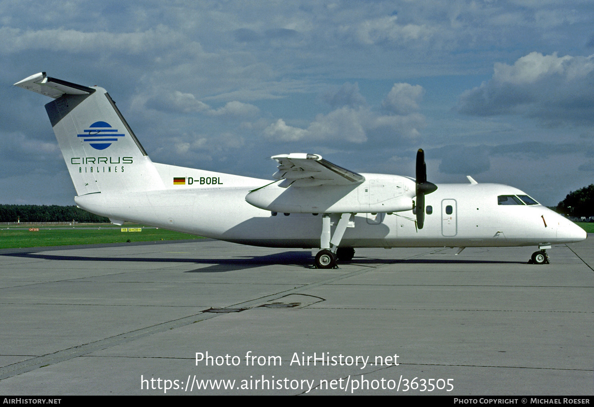 Aircraft Photo of D-BOBL | De Havilland Canada DHC-8-102A Dash 8 | Cirrus Airlines | AirHistory.net #363505