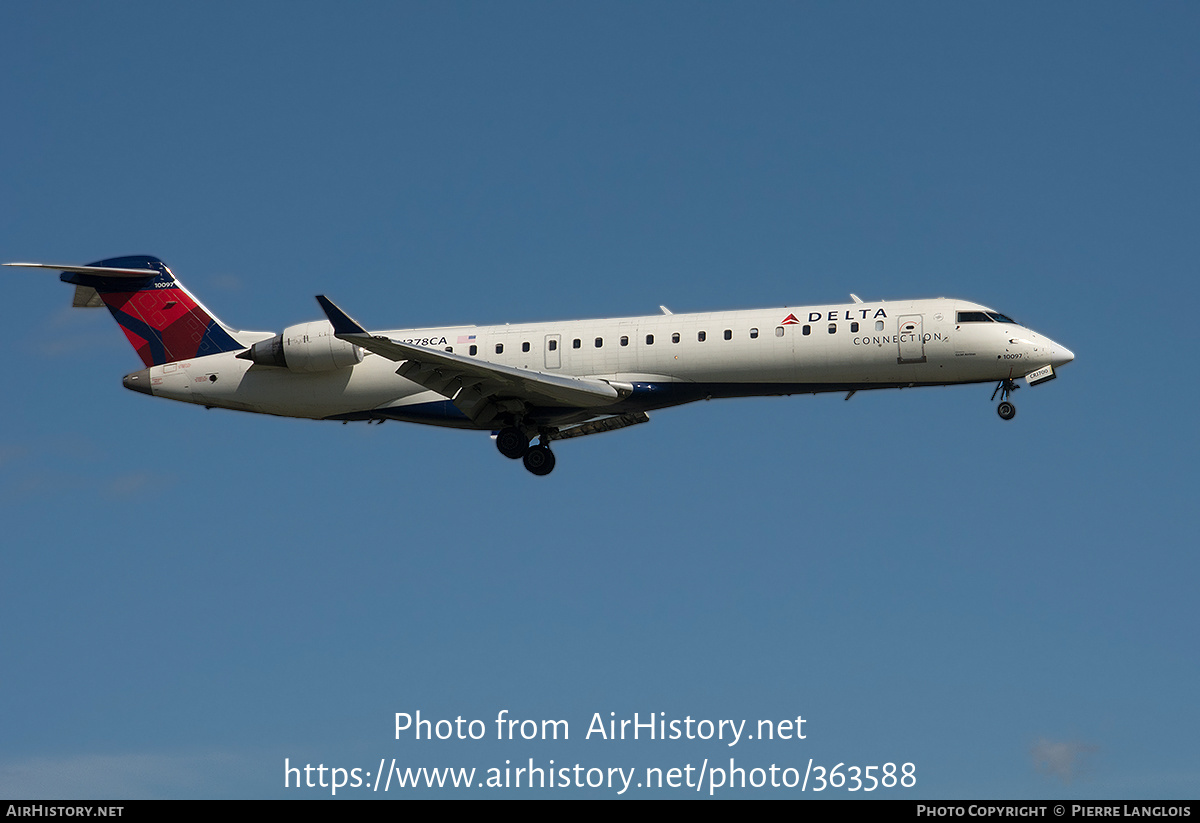 Aircraft Photo of N378CA | Bombardier CRJ-701ER (CL-600-2C10) | Delta Connection | AirHistory.net #363588