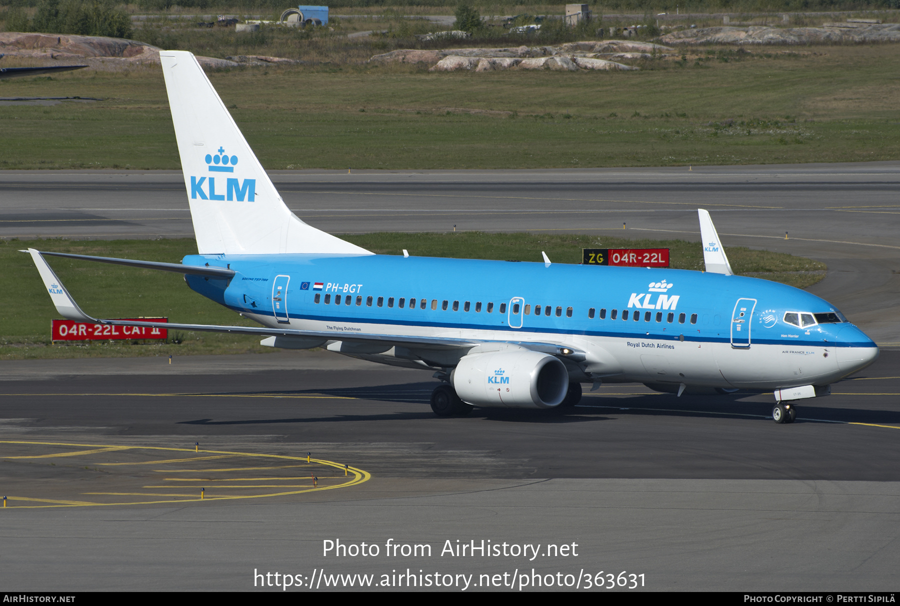 Aircraft Photo of PH-BGT | Boeing 737-7K2 | KLM - Royal Dutch Airlines | AirHistory.net #363631