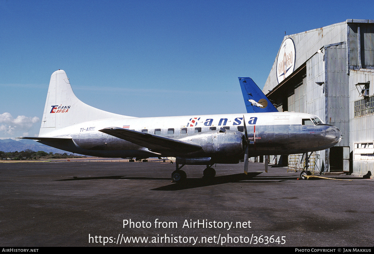 Aircraft Photo of TI-ARN | Convair 240-17 | SANSA - Servicios Aéreos Nacionales | AirHistory.net #363645