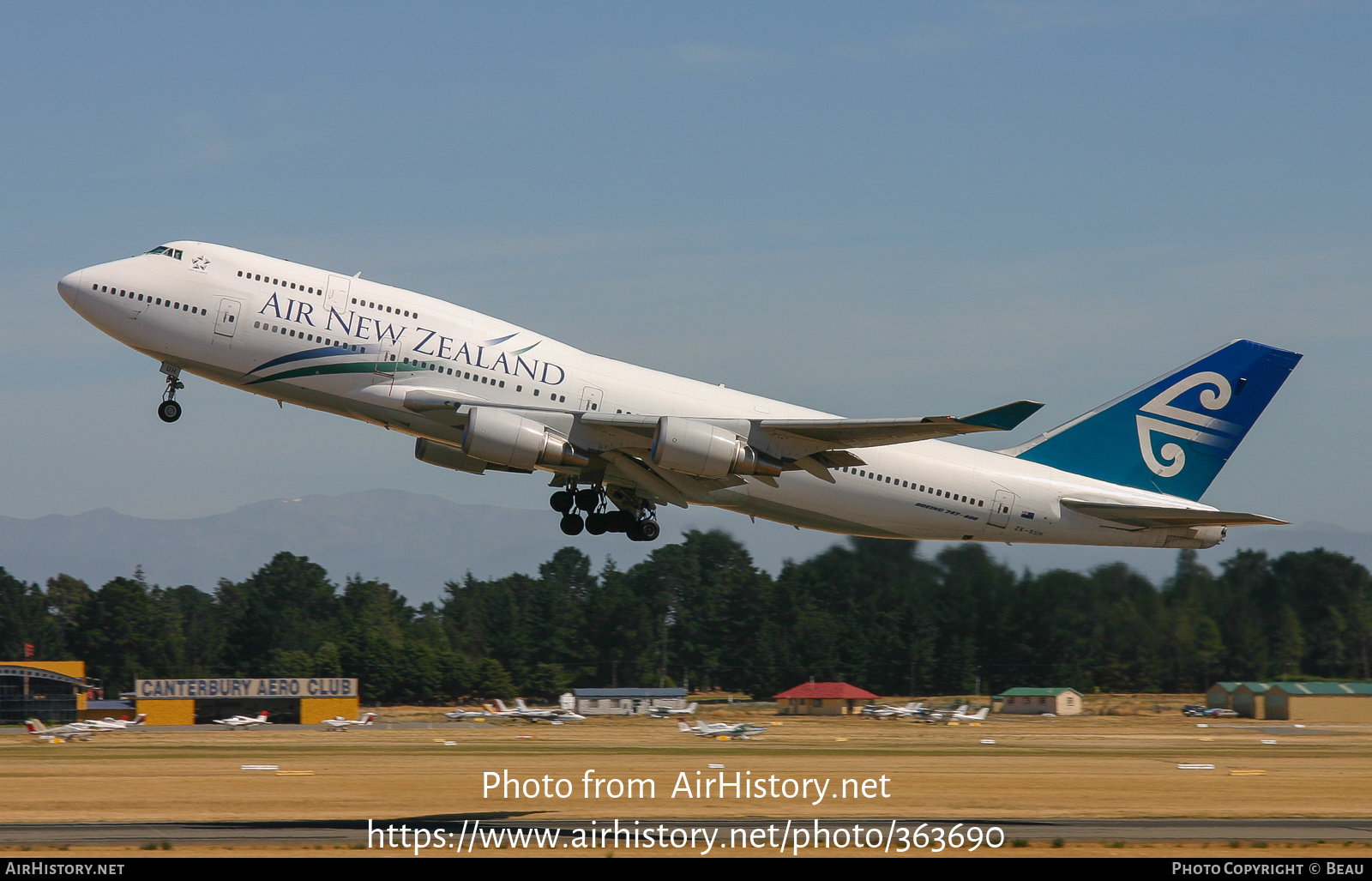 Aircraft Photo of ZK-SUH | Boeing 747-475 | Air New Zealand | AirHistory.net #363690