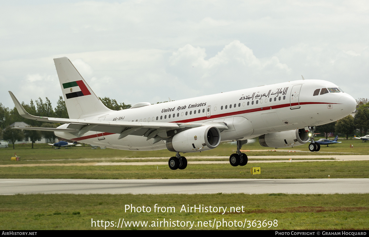 Aircraft Photo of A6-SHJ | Airbus ACJ320 (A320-232/CJ) | AirHistory.net #363698