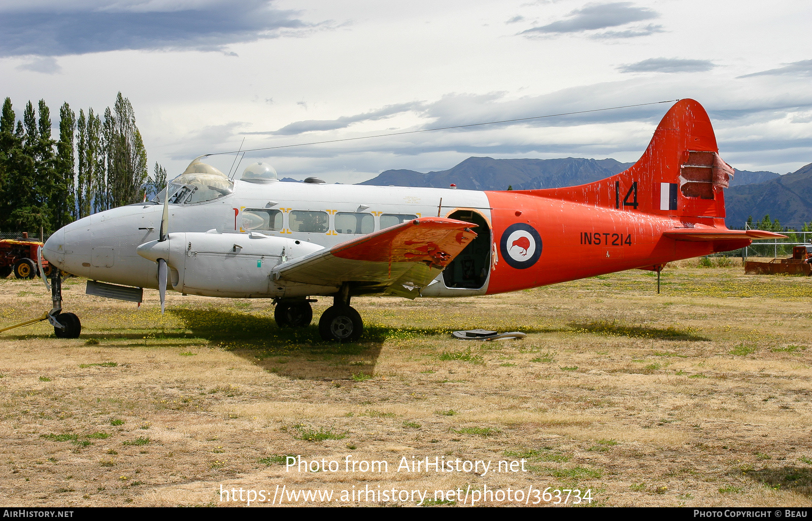 Aircraft Photo of INST214 | De Havilland D.H. 104 Devon C1 | New Zealand - Air Force | AirHistory.net #363734