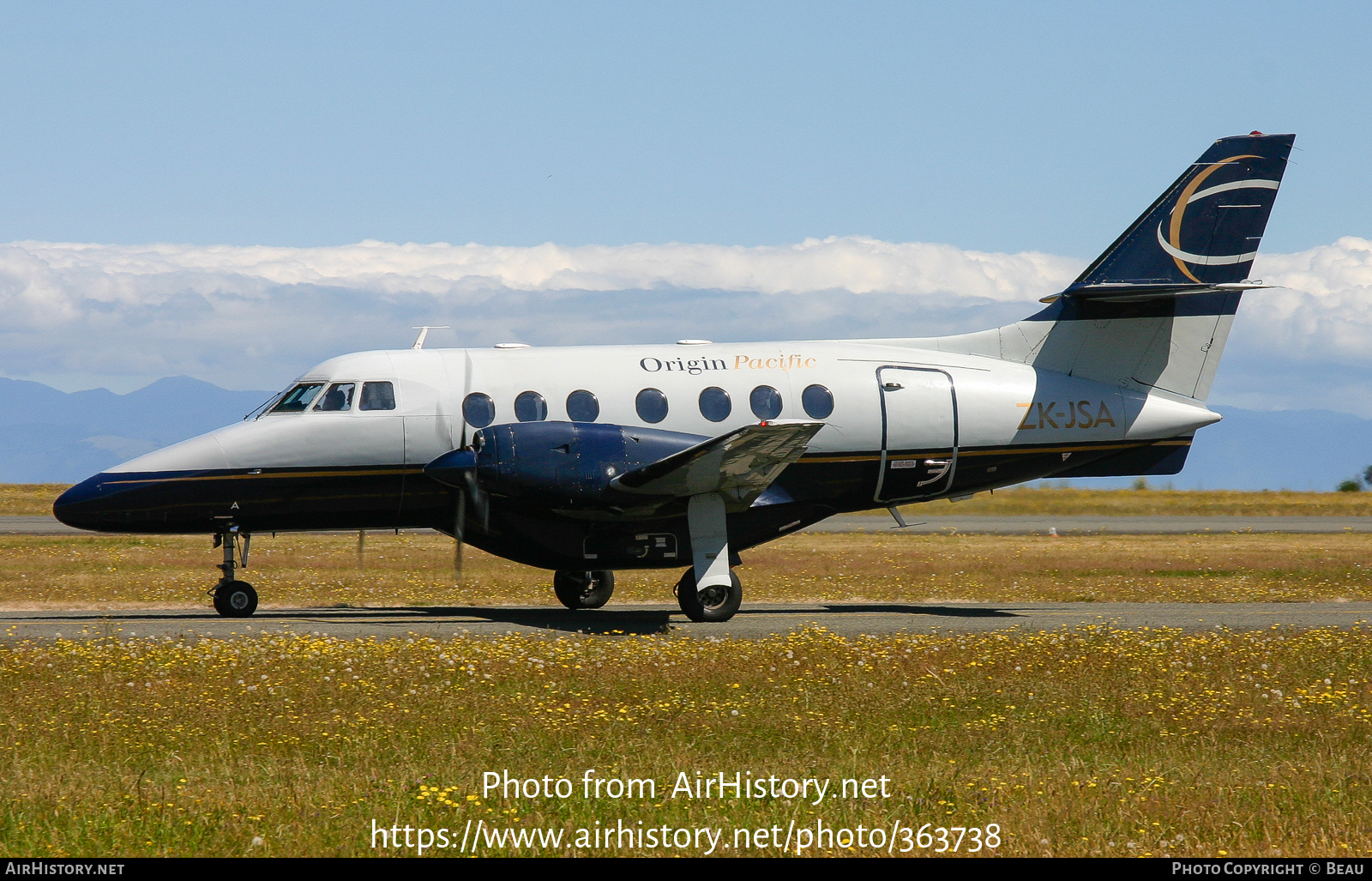 Aircraft Photo of ZK-JSA | British Aerospace BAe-3109 Jetstream 31 | Origin Pacific Airways | AirHistory.net #363738