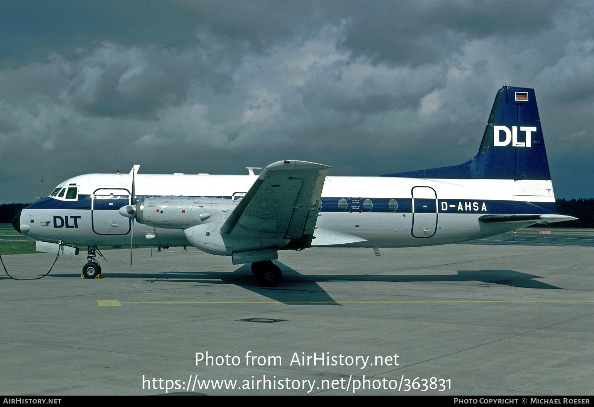 Aircraft Photo of D-AHSA | British Aerospace BAe-748 Srs2B/378 | DLT - Deutsche Luftverkehrsgesellschaft | AirHistory.net #363831