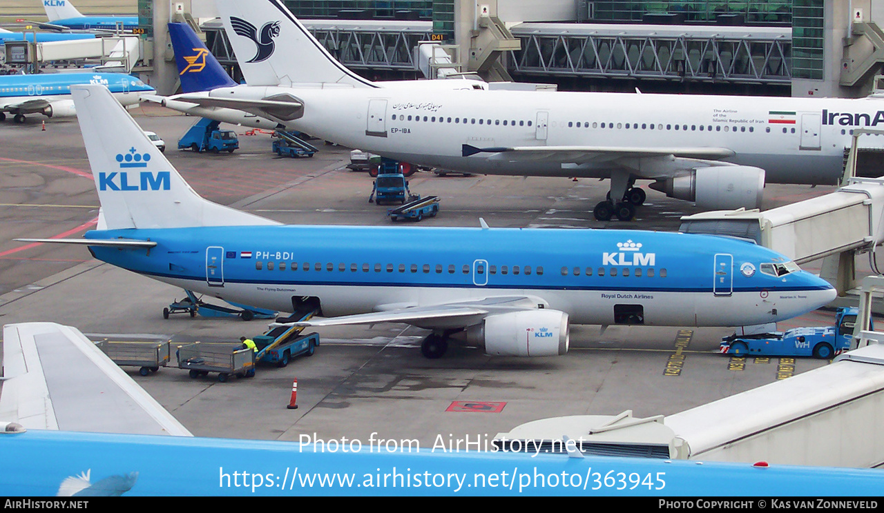 Aircraft Photo of PH-BDI | Boeing 737-306 | KLM - Royal Dutch Airlines | AirHistory.net #363945