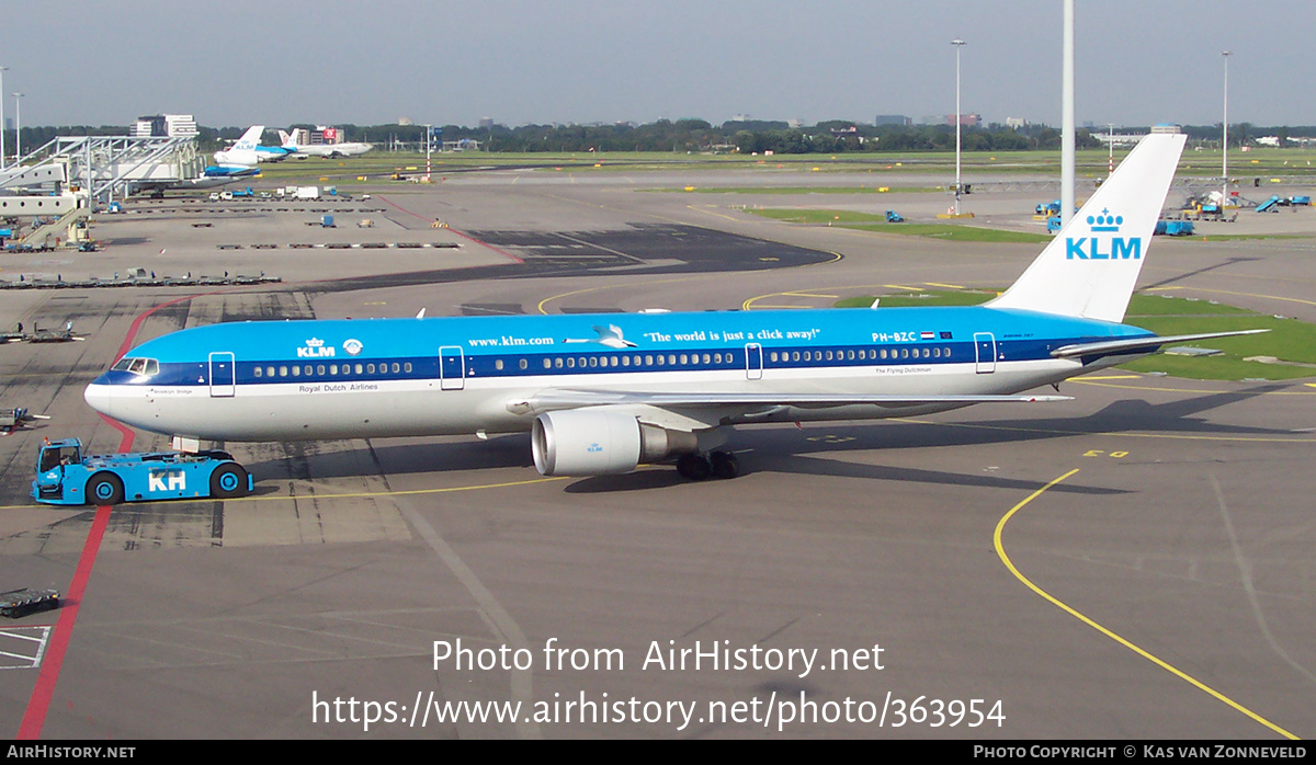 Aircraft Photo of PH-BZC | Boeing 767-306/ER | KLM - Royal Dutch Airlines | AirHistory.net #363954