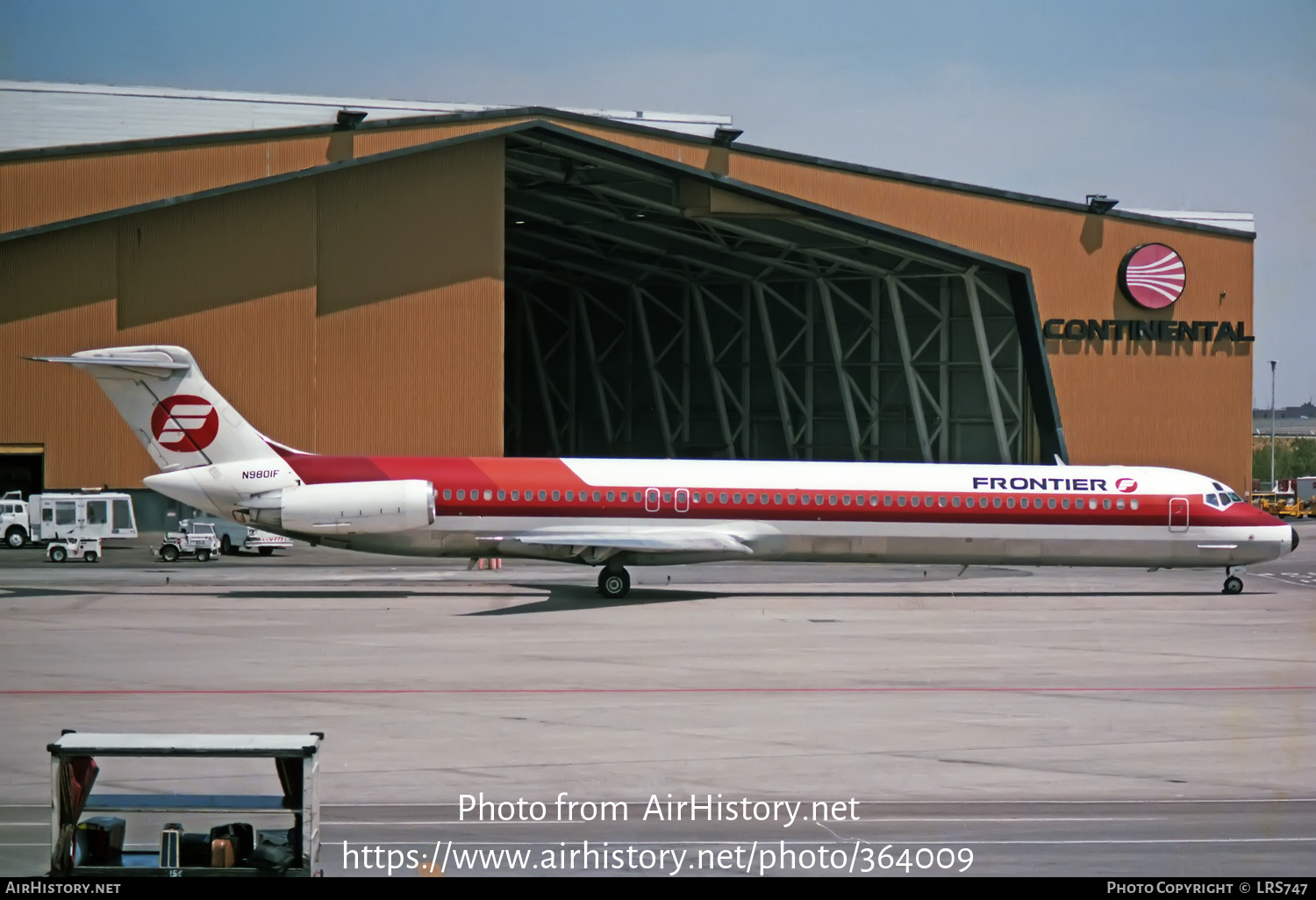 Aircraft Photo of N9801F | McDonnell Douglas MD-82 (DC-9-82) | Frontier Airlines | AirHistory.net #364009