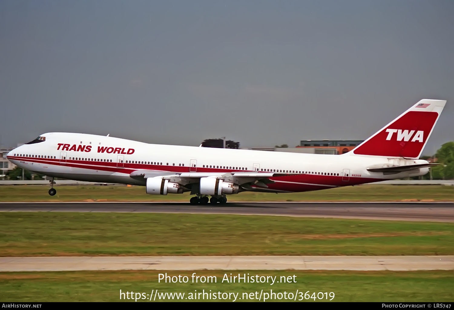 Aircraft Photo of N93108 | Boeing 747-131 | Trans World Airlines - TWA | AirHistory.net #364019