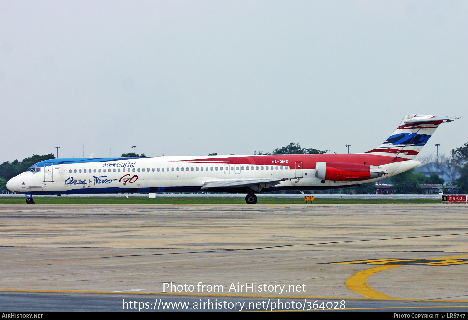 Aircraft Photo of HS-OME | McDonnell Douglas MD-82 (DC-9-82) | One-Two-Go | AirHistory.net #364028