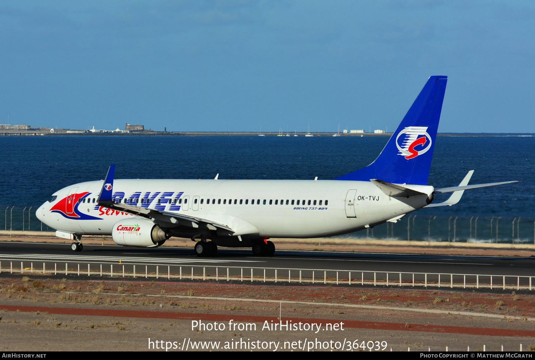 Aircraft Photo of OK-TVJ | Boeing 737-8Q8 | Travel Service | AirHistory.net #364039