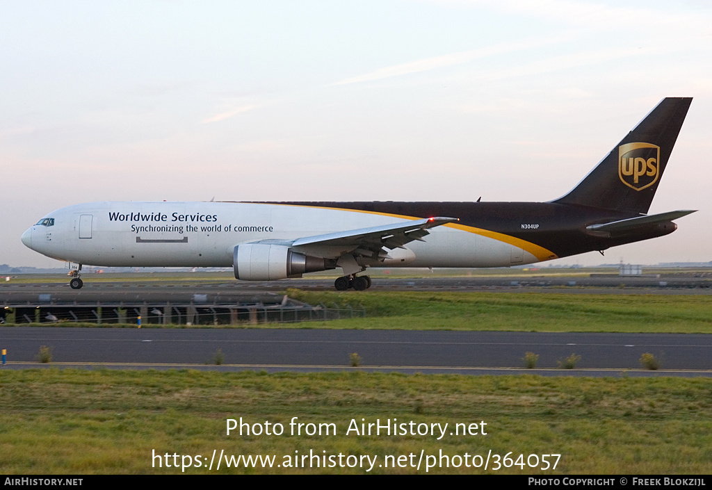 Aircraft Photo of N304UP | Boeing 767-34AF/ER | United Parcel Service - UPS | AirHistory.net #364057