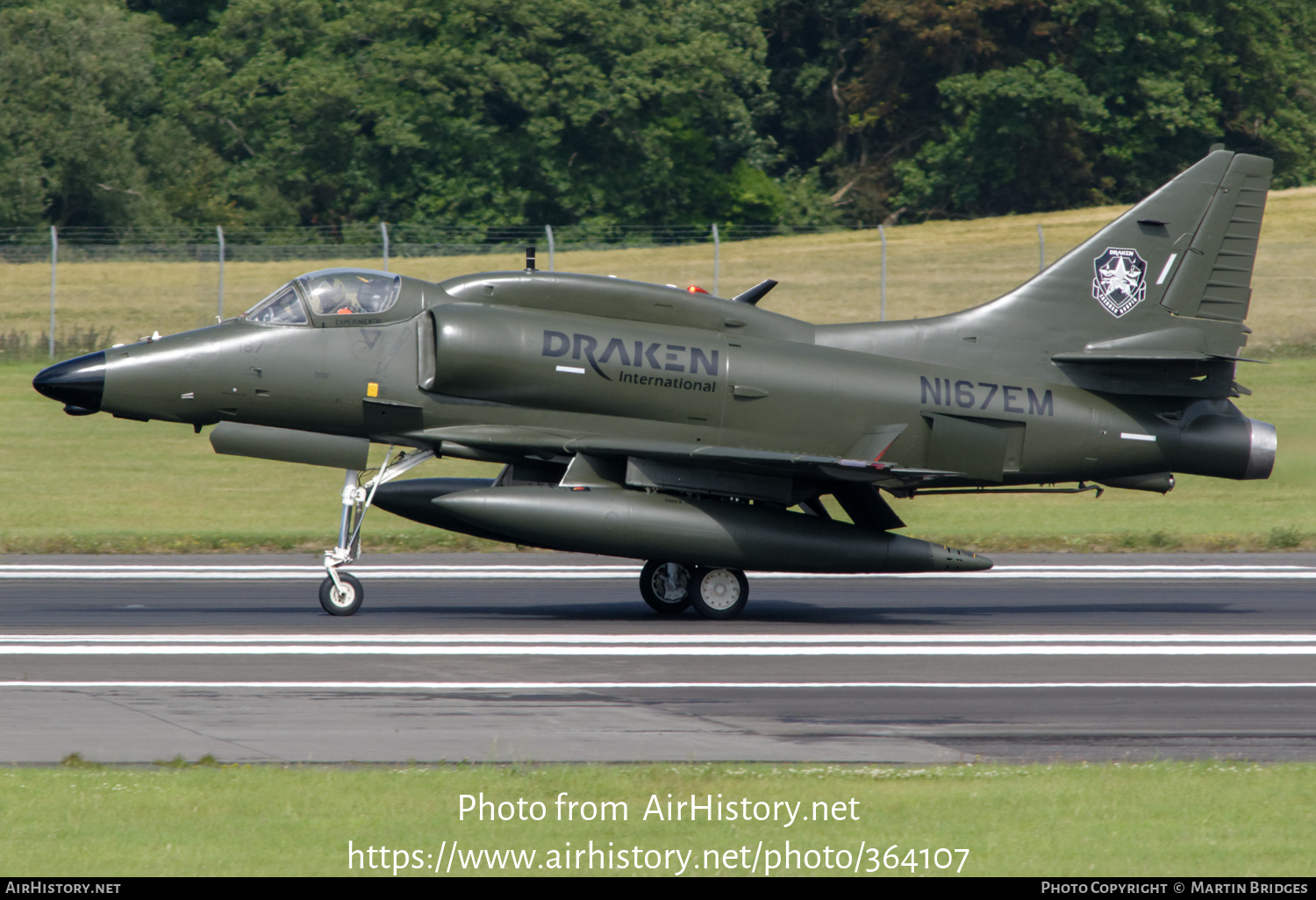 Aircraft Photo of N167EM | McDonnell Douglas A-4N Skyhawk II | Draken International | AirHistory.net #364107