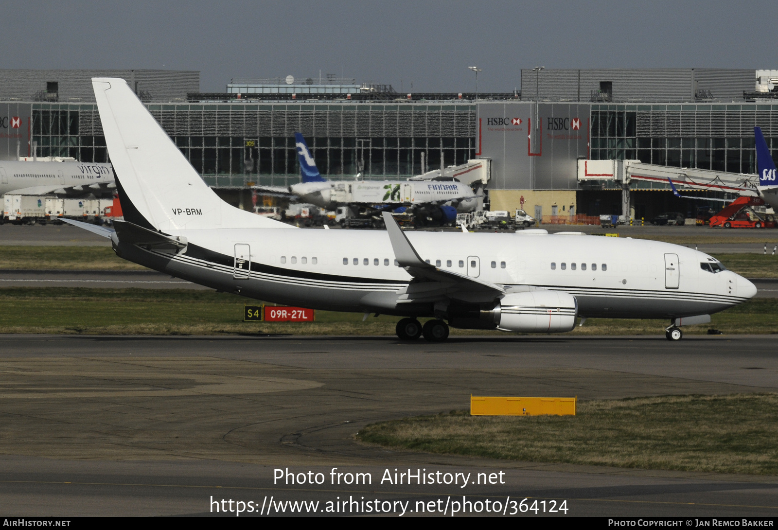 Aircraft Photo of VP-BRM | Boeing 737-75U BBJ | AirHistory.net #364124