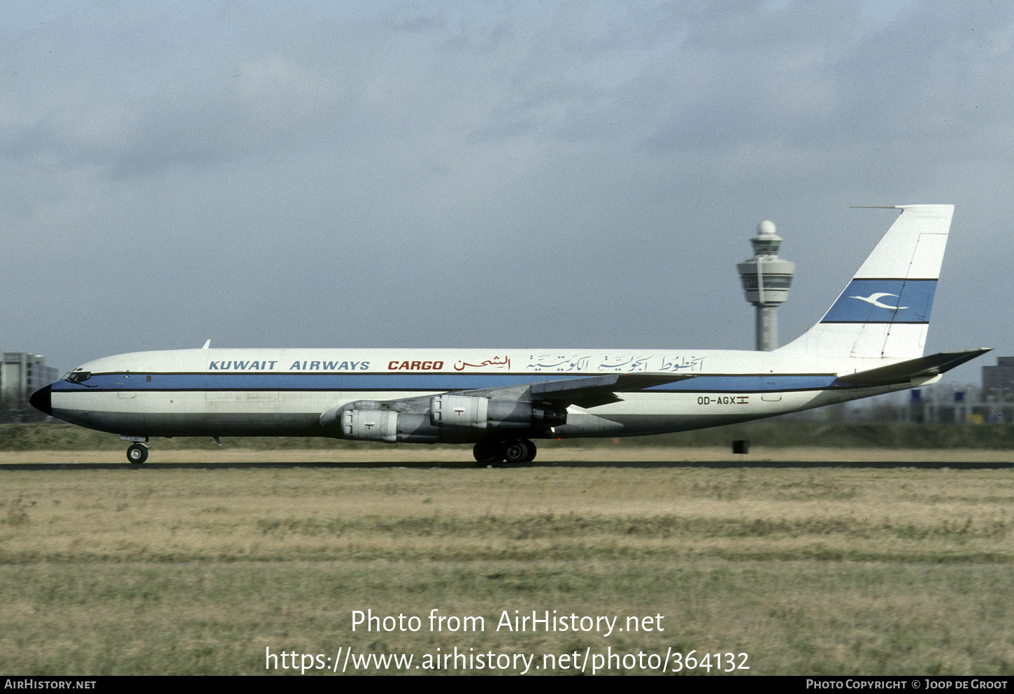 Aircraft Photo of OD-AGX | Boeing 707-327C | Kuwait Airways Cargo | AirHistory.net #364132