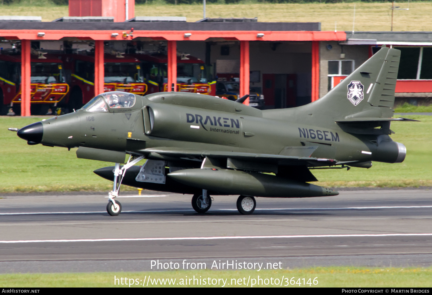 Aircraft Photo of N166EM | McDonnell Douglas A-4N Skyhawk II | Draken International | AirHistory.net #364146