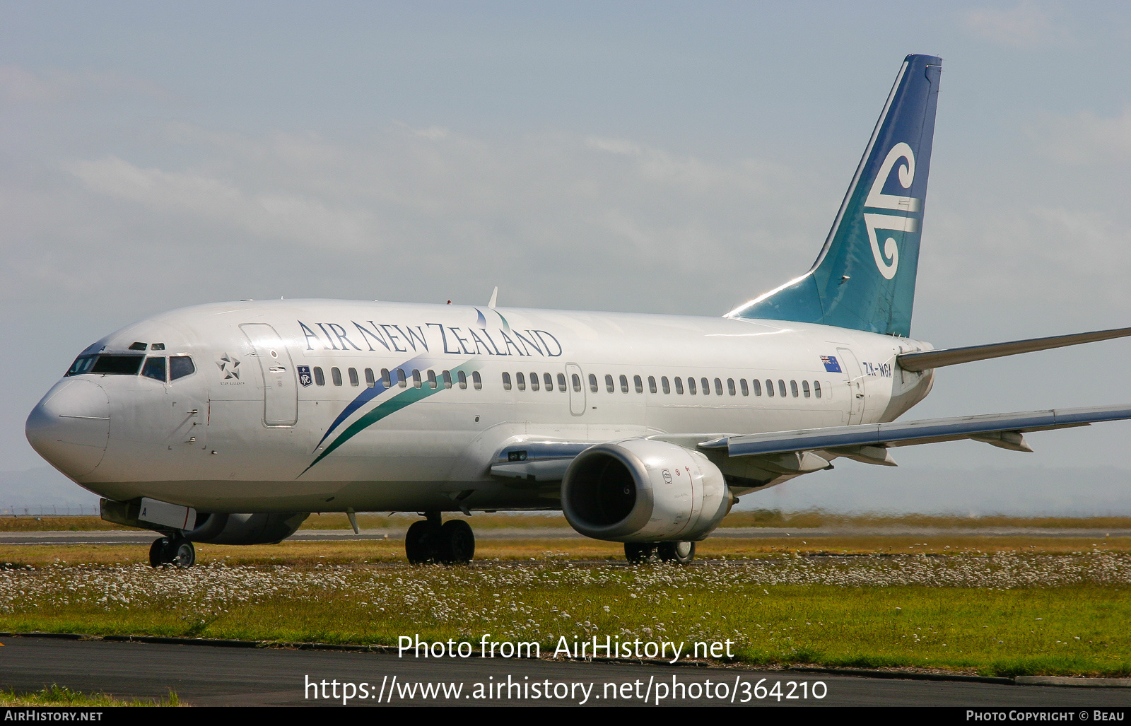 Aircraft Photo of ZK-NGA | Boeing 737-33R | Air New Zealand | AirHistory.net #364210