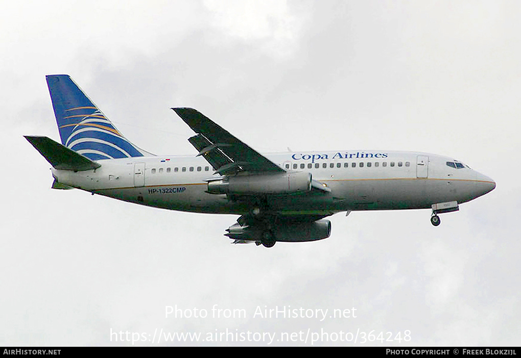 Aircraft Photo of HP-1322CMP | Boeing 737-2P5/Adv | Copa Airlines | AirHistory.net #364248