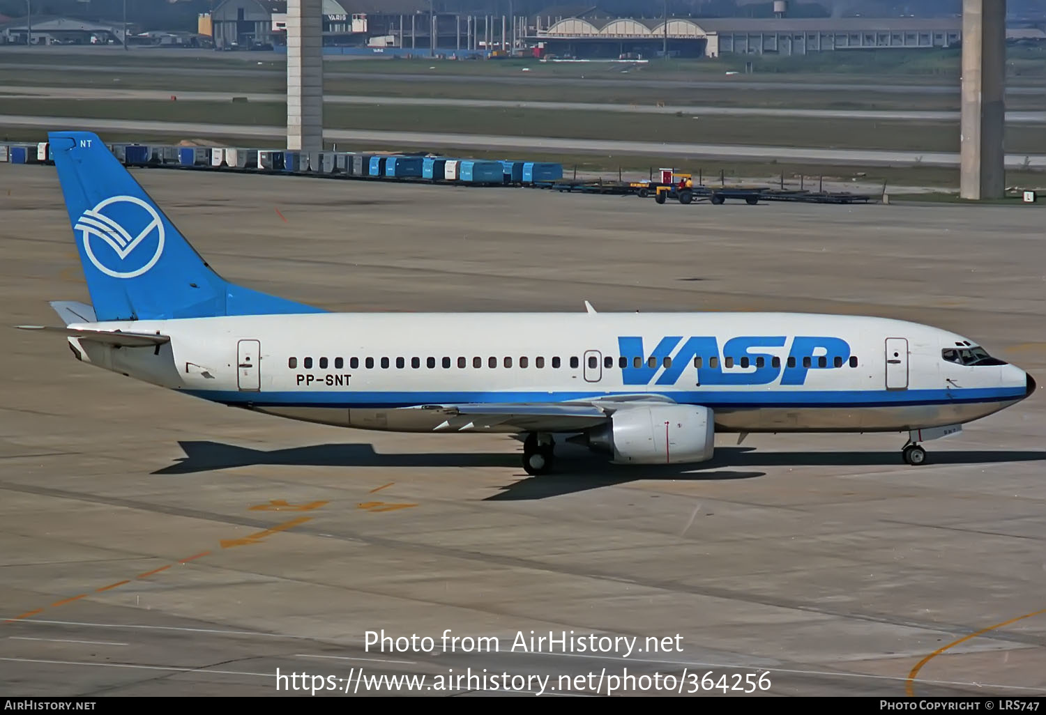 Aircraft Photo of PP-SNT | Boeing 737-317 | VASP | AirHistory.net #364256