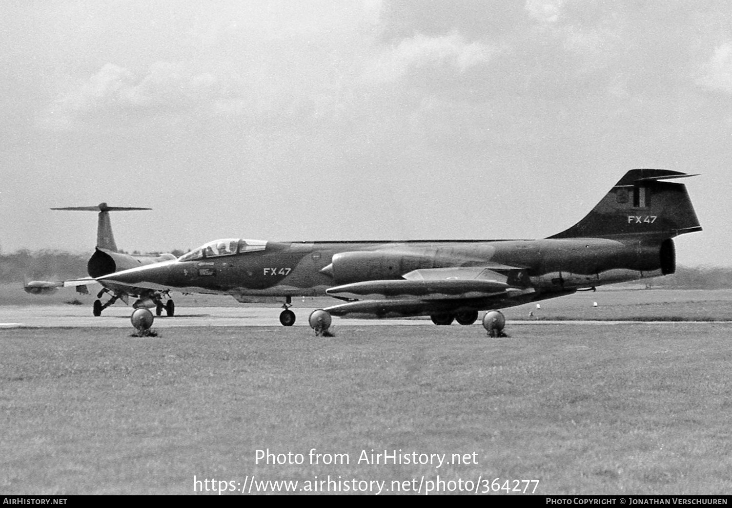 Aircraft Photo of FX47 | Lockheed F-104G Starfighter | Belgium - Air Force | AirHistory.net #364277