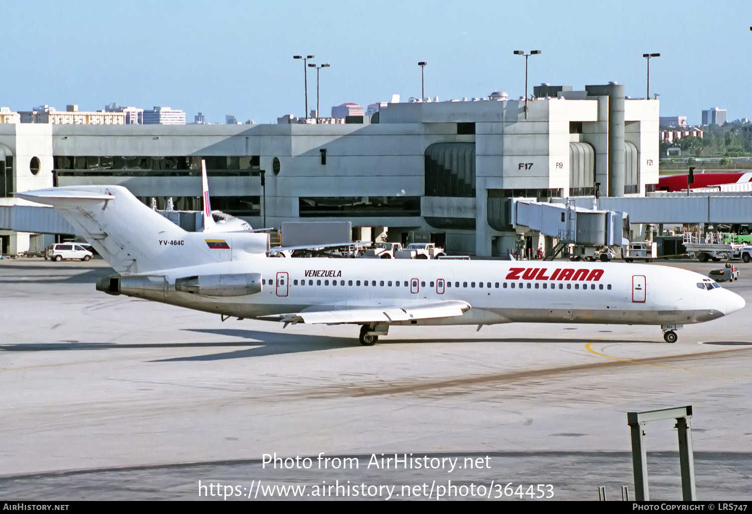 Aircraft Photo of YV-464C | Boeing 727-227 | Zuliana de Aviación | AirHistory.net #364453