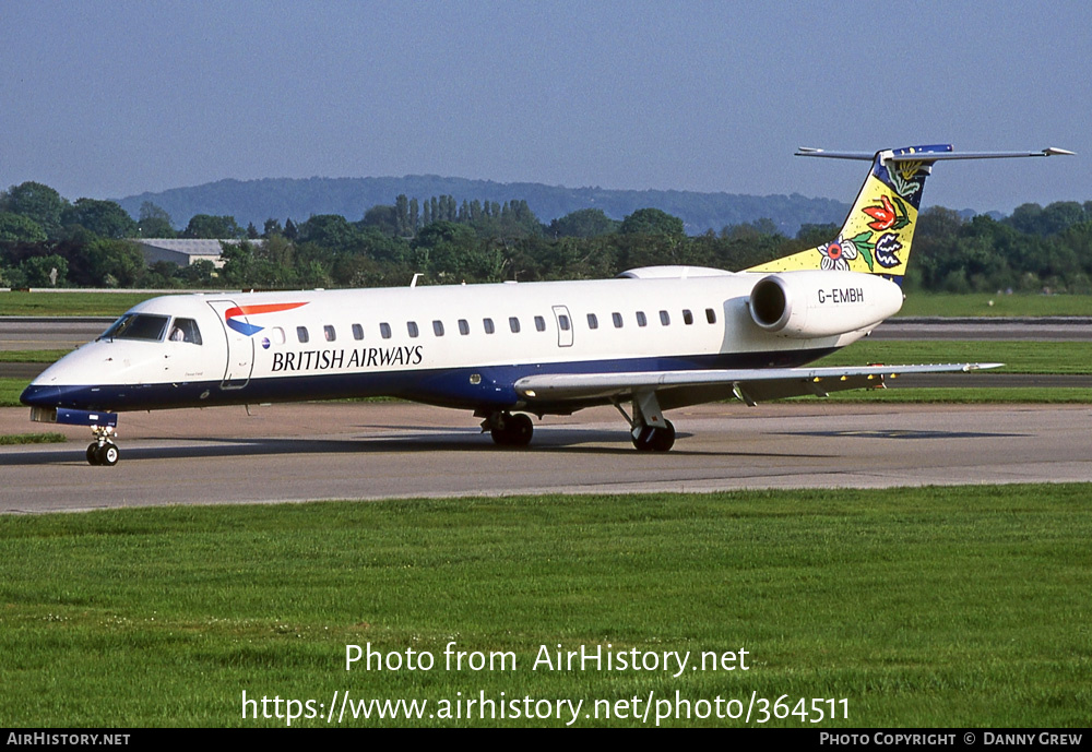 Aircraft Photo of G-EMBH | Embraer ERJ-145EU (EMB-145EU) | British Airways | AirHistory.net #364511