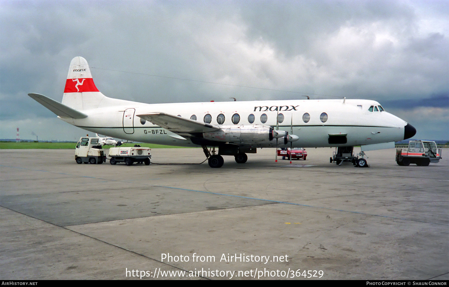 Aircraft Photo of G-BFZL | Vickers 836 Viscount | Manx Airlines | AirHistory.net #364529