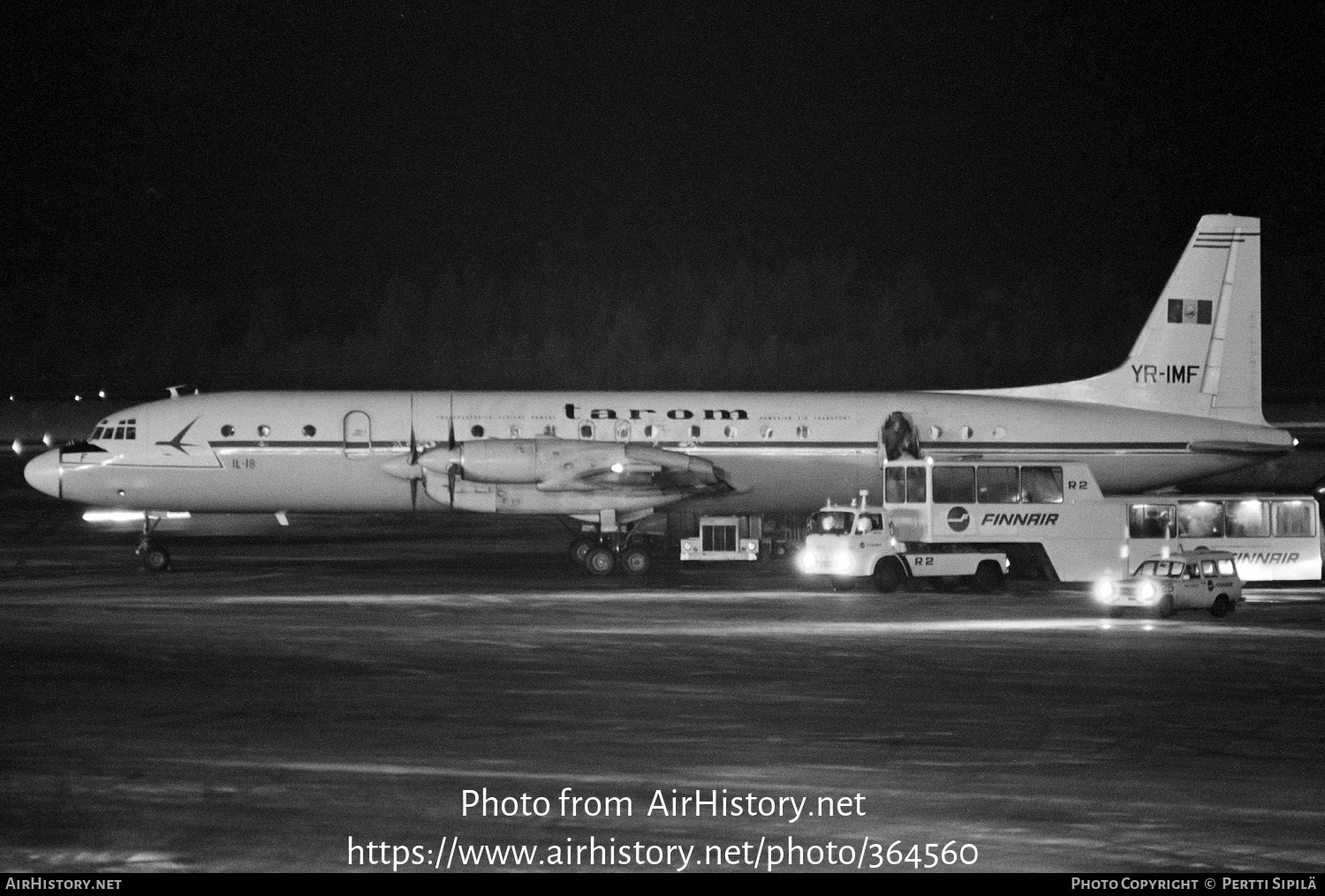 Aircraft Photo of YR-IMF | Ilyushin Il-18V | TAROM - Transporturile Aeriene Române | AirHistory.net #364560