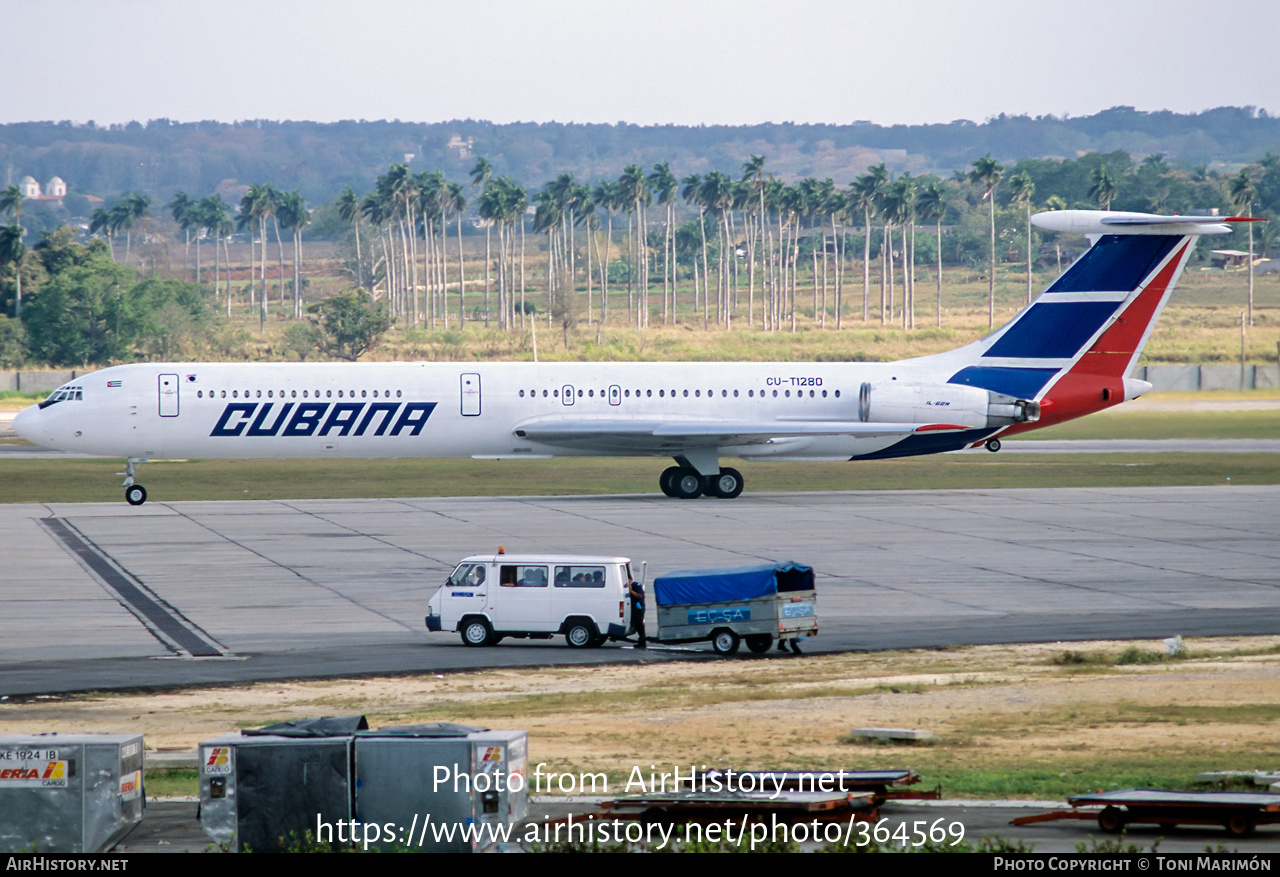 Aircraft Photo of CU-T1280 | Ilyushin Il-62M | Cubana | AirHistory.net #364569