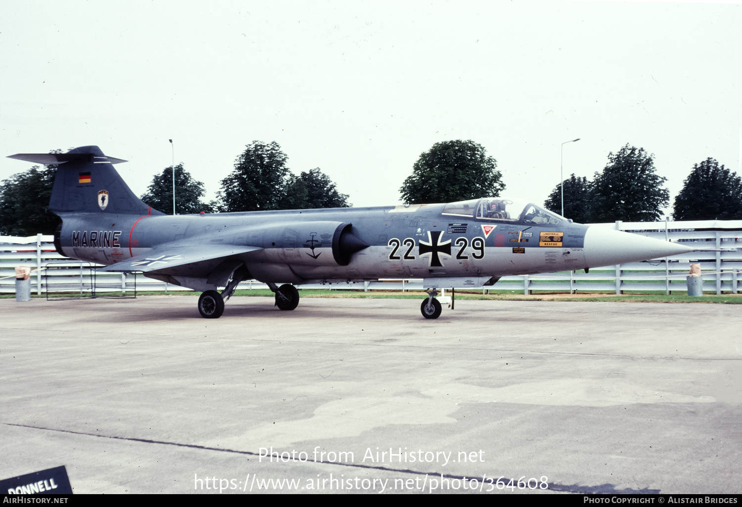 Aircraft Photo of 2229 | Lockheed F-104G Starfighter | Germany - Navy | AirHistory.net #364608