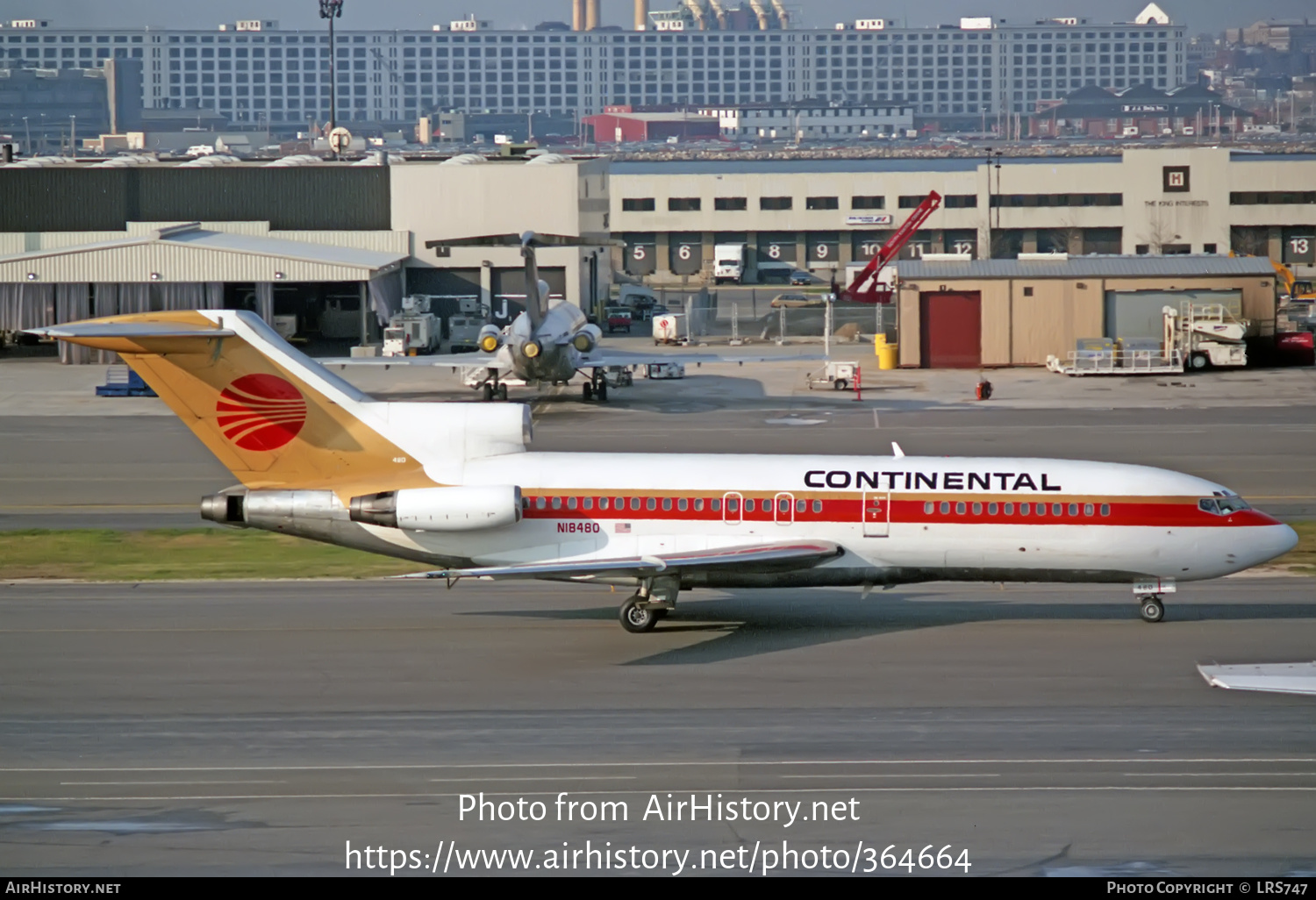 Aircraft Photo of N18480 | Boeing 727-76 | Continental Airlines | AirHistory.net #364664