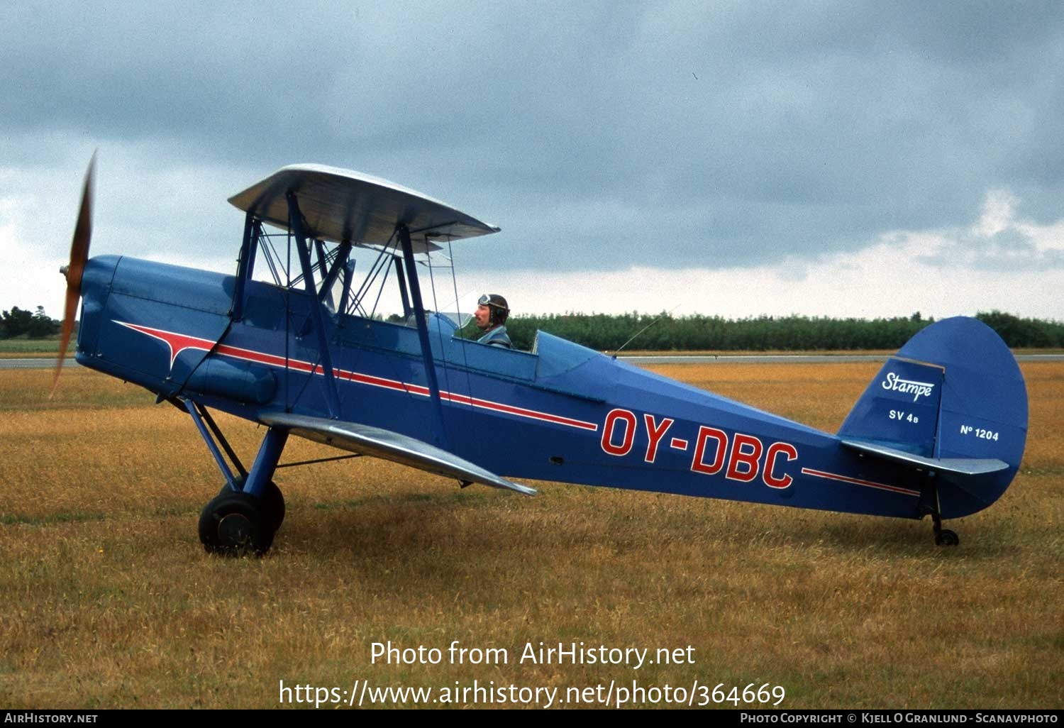 Aircraft Photo of OY-DBC | Stampe-Vertongen SV-4B | AirHistory.net #364669