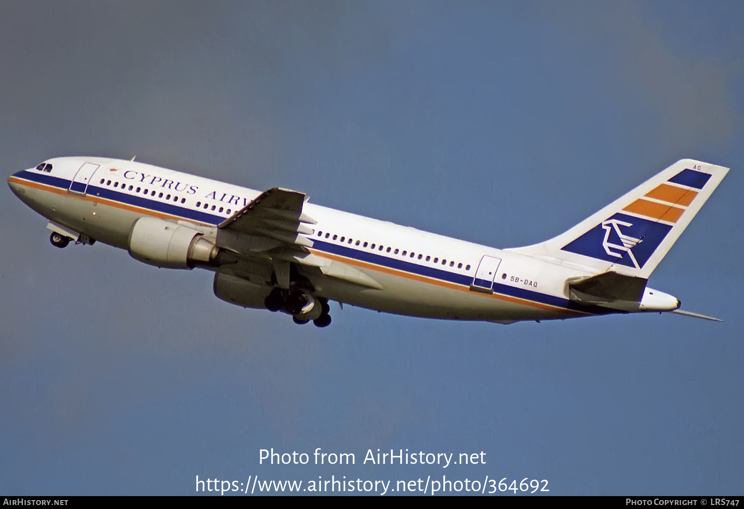 Aircraft Photo of 5B-DAQ | Airbus A310-203 | Cyprus Airways | AirHistory.net #364692