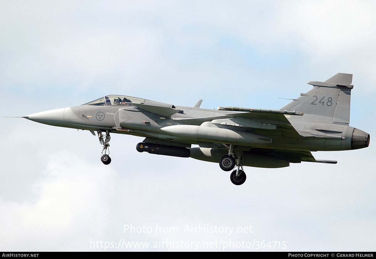 Aircraft Photo of 39248 | Saab JAS 39C Gripen | Sweden - Air Force | AirHistory.net #364715