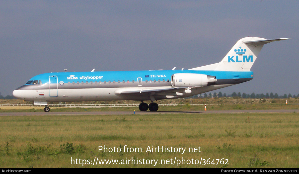 Aircraft Photo of PH-WXA | Fokker 70 (F28-0070) | KLM Cityhopper | AirHistory.net #364762